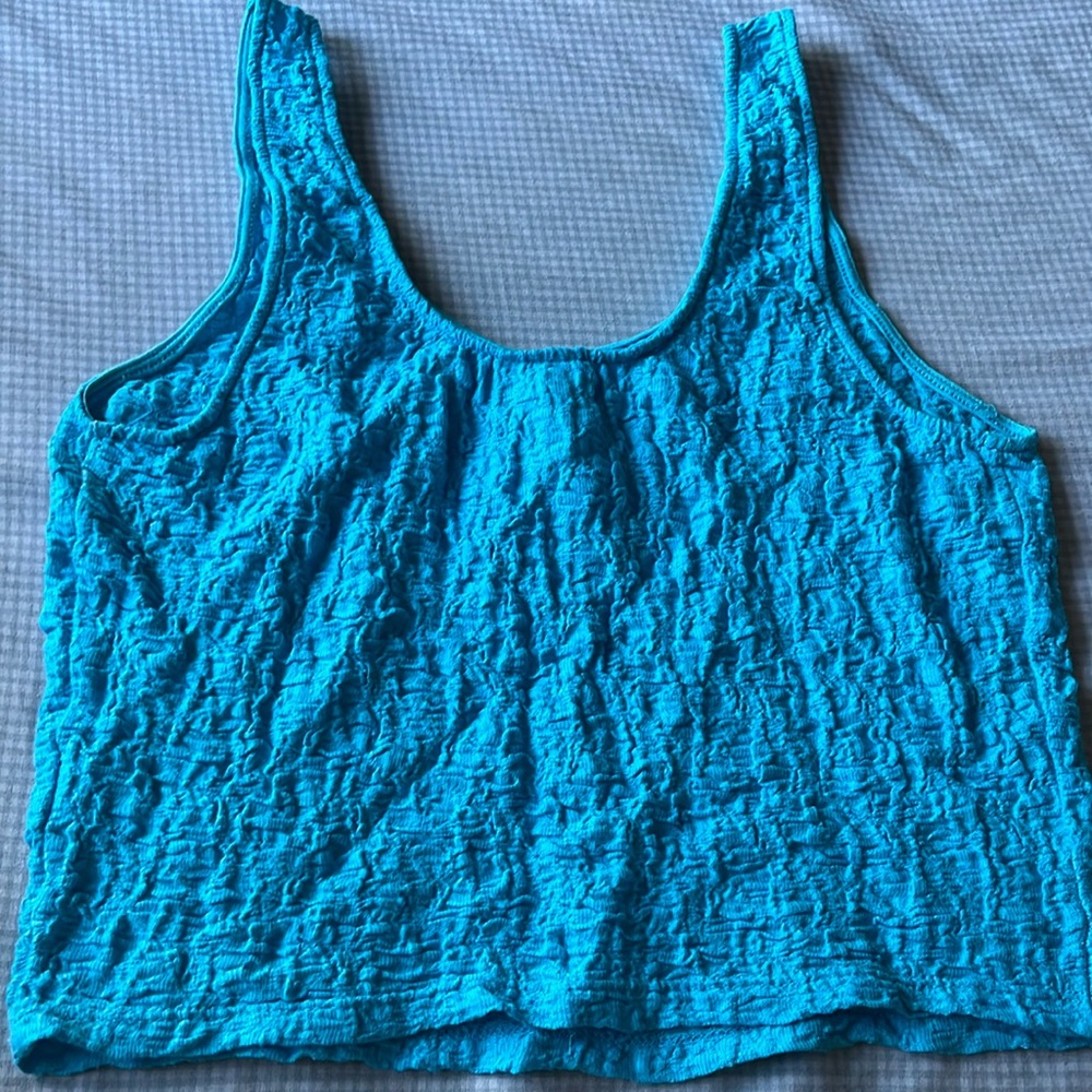 Blue tank top